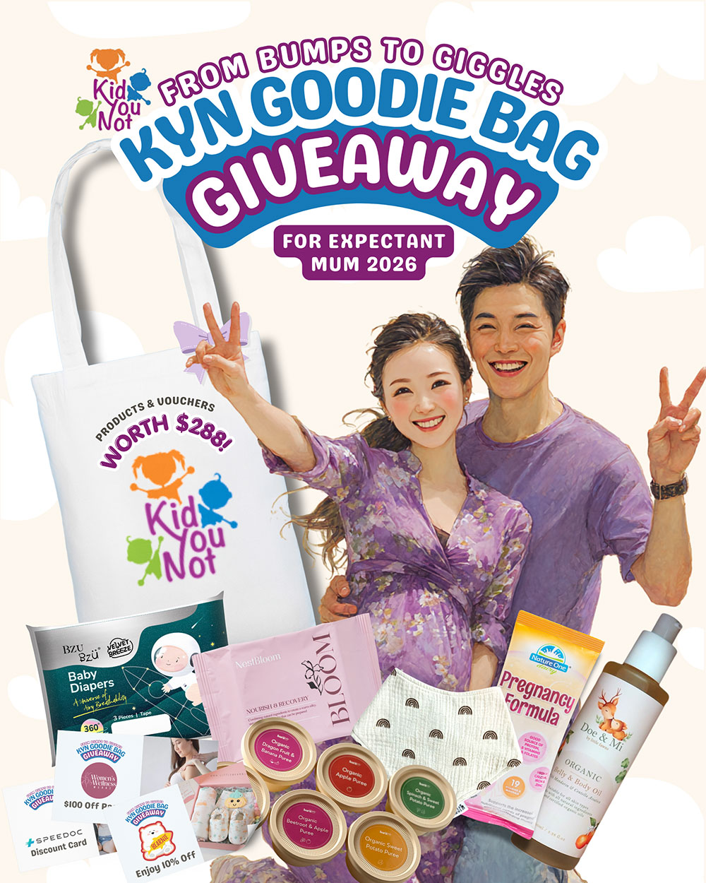 KidYouNot Maternity Goodie Bag