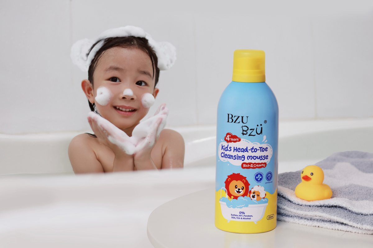 BZU BZU Review: The Family Care Brand That’s Redefining Safe and Affordable Skincare - Kids Head-To-Toe Cleansing Mousse
