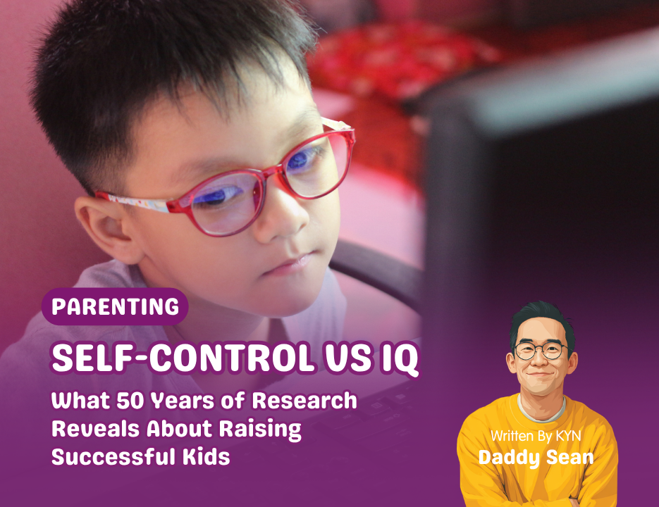 A 50-year New Zealand study tracked 1,037 children into adulthood. Discover why self-control—not IQ—predicted their success, and 5 ways SG parents can build it